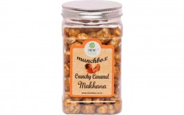 New Tree Crunchy Caramel Makhana  Plastic Jar  140 grams